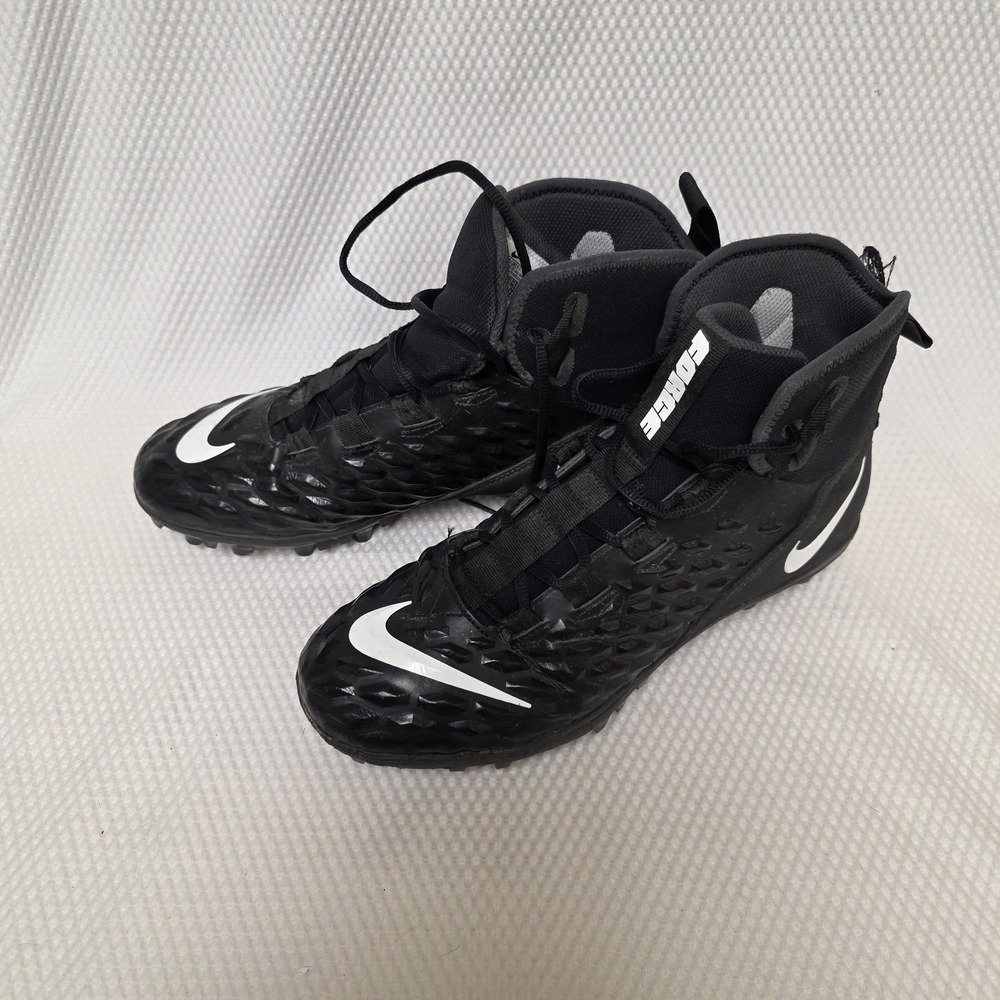 Mens Size 10.5 Nike Force Saveage Pro 2 Football Cleats Black AQ8155-001